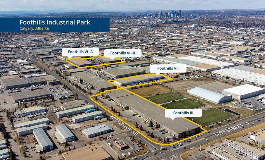 Foothills - Arial shot