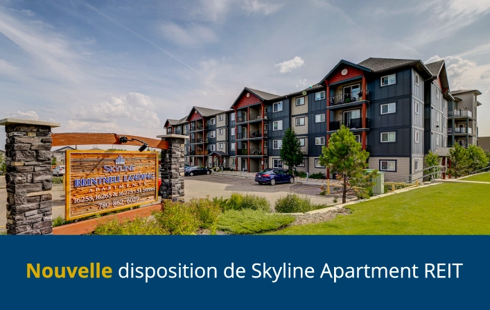 Nouvelle disposition de Skyline Apartment REIT