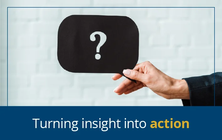 Turning insight into action
