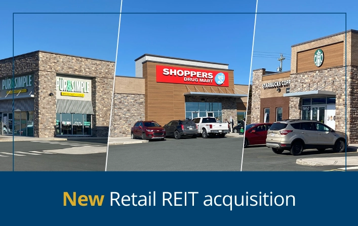 New Retail REIT acquisition